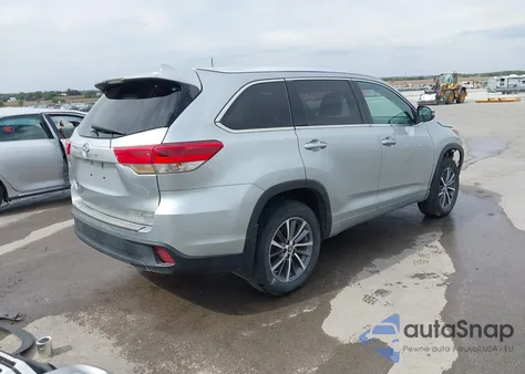 2018 Toyota Highlander Xle from USA, damaged, VIN 5TDJZRFH0JS869854